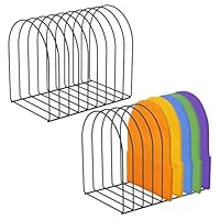 ATopoler 2 Pcs Beanie Holder Organizer and Display Stand for 10 Caps,Knitted Hat Storage Rack, Hats Stand for Berets,Wool Cap,Hat Rack Metal Stands at Home Entryway Tabletop Closet Dresser Room