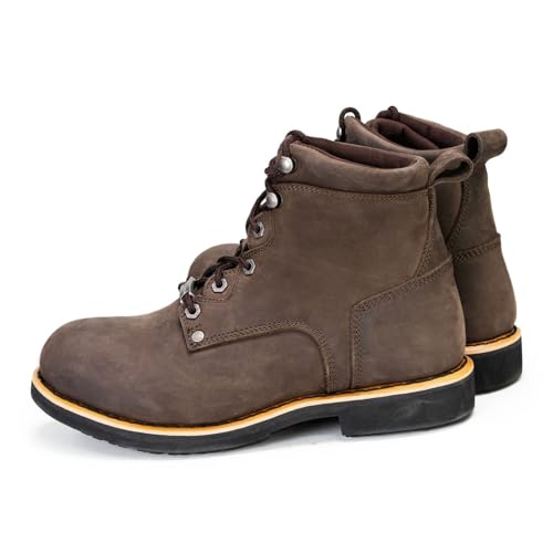 Image of Milwaukee Leather Men's Leather Lace-Up Riding Boots - Motorcycle Biker Footwear for Street & Daily Wear