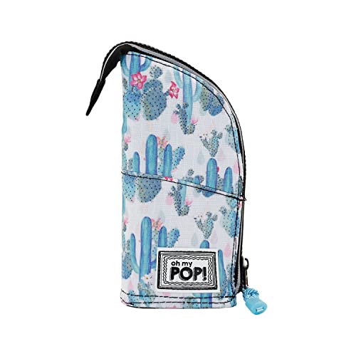 Oh My Pop! Cactus-Vertical Pencil Case, Green, 9 x 21 cm - Image 2