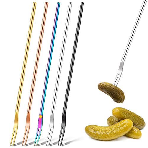 8.5" Stainless Steel Pickle Forks (5pc)