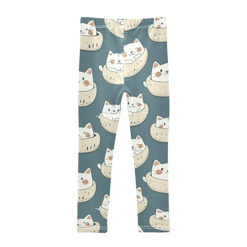 Girls Leggings Kawaii Cats Toddler Girls Clothes Leggings for Girls Toddler Girls Leggings 3-4T2