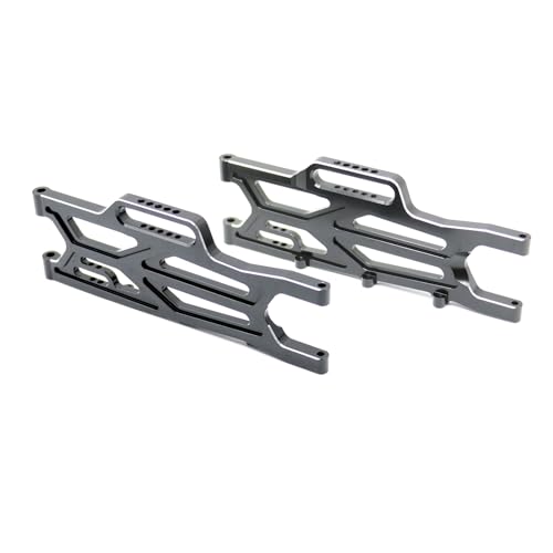Mesimsple Alloy Rear Lower Suspension A Arm ARA330710 6061 Alum for Arrma 1/10 Kraton Outcast V2 4S BLX Upgrades Part Black