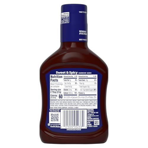 Kraft Sweet & Spicy Barbecue Sauce 510g (18oz) - American Import