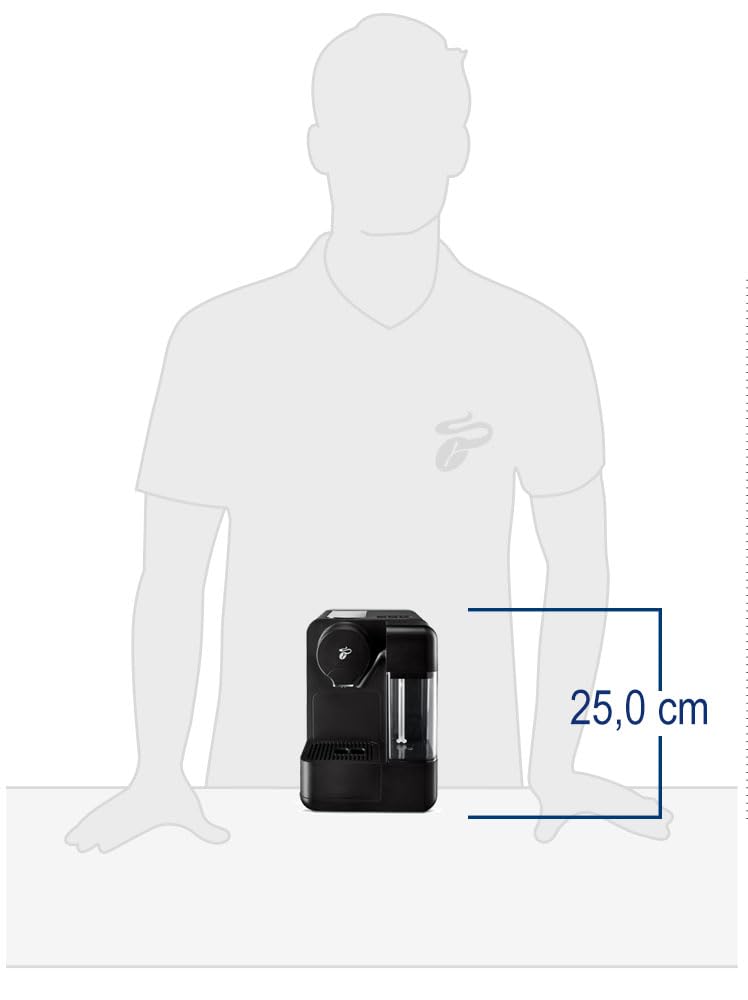 Tchibo Cafissimo Kaffeemaschine Kapselmaschine mit Milchaufschäumer, 30 Kapseln, Rot