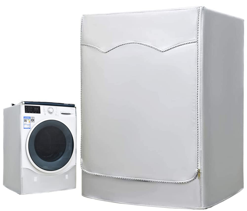 ELECDON Washing Machine Cover, Sunscreen Dustproof Cover For Front Load Washer Protection For Home Laundry, Dust proof and Anti-aging Anti-ageing Water Resistant of Washing Machine