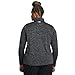 Under Armour Women's Tech Twist Half Zip, (001) Black / / White, 1X