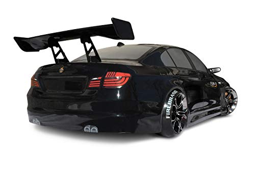 Firebrand Rc • "Biostar–Xd On-Road Xtreme Drift Wheels And Blade 45˚ Xtreme Drift Beveled Tires, Smoker's Chrome (Set Of 4) 1:10 Scale Rc Wheels #TOP5