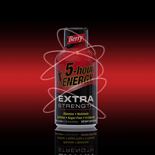5-hour ENERGY Shot, Extra Strength Berry, 1.93 Oz, 12 Count. Energy Shot