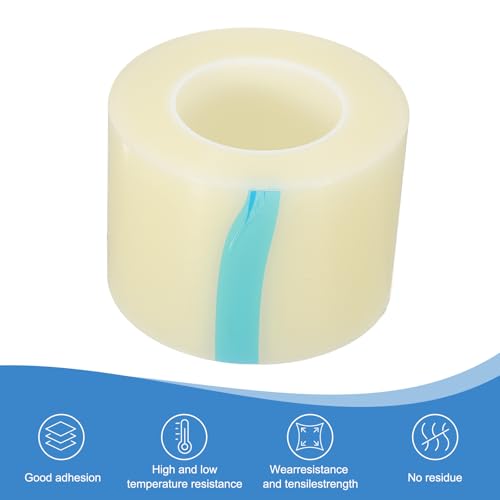 Image of PATIKIL Removable Protective Film Tape, 4 Inch x 656 ft PE Surface Protective Scratch Film Tape Roll for Furniture Electrical Appliances Plastic Hardware Medium Stickiness, Clear