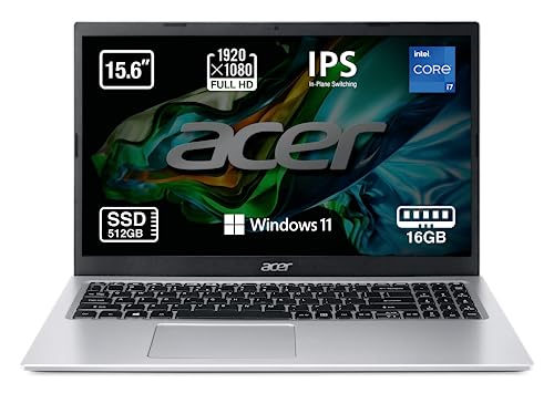 Acer Aspire 3 A315-58-79LA - Ordenador Portátil 15.6' FullHD (Intel Core i7-1165G7, 16GB RAM, 512GB...