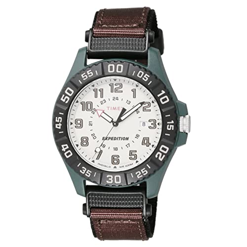 Montre à quartz naturelle pour les randonnées et le quotidien des hommes actifs