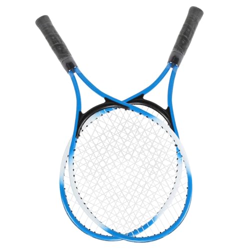 Raqueta de tenis para niños con bolsa y pelota azul miniatura 5