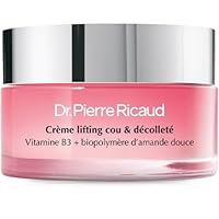 Dr Pierre Ricaud Crème Lifting Cou et Décolleté à la Vitamine B3 et Amande Douce - Soin Anti Âge pour Femme - Creme Liftante pour le Cou+Décolleté - 50ml