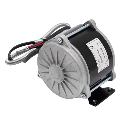 HIFMGHE 36V 500W Gear Reduction Electric Motor MY1018E-D, 1700RPM Electric Bicycle Brushed Motor Reductor, High Torque DC Motor for Electric Bicycles Dirt Bikes Scooters E-Bike