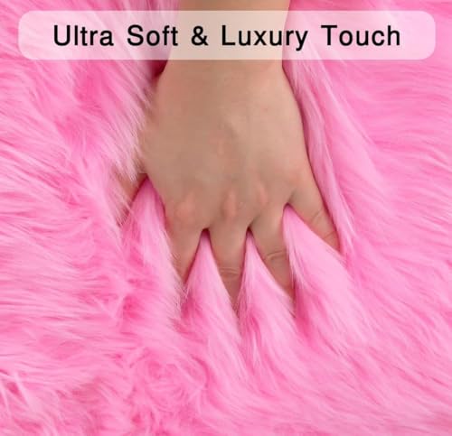 Image of VRB Dec 1 Mtr 60inch Fur White Cloth for Decoration,Baby Photoshoot Props Cloth for Decoration,Parties,Costumes, Gift Packing,Party Decor,Backdrop for Wedding mandap,Pooja (Light Pink, 1 Mtr)