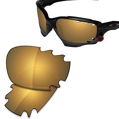 Image of SAUCER Premium Replacement Lenses & Rubber Kits for Oakley Jawbone Vented Racing Jacket (Low Bridge Fit) | UV400 Protection