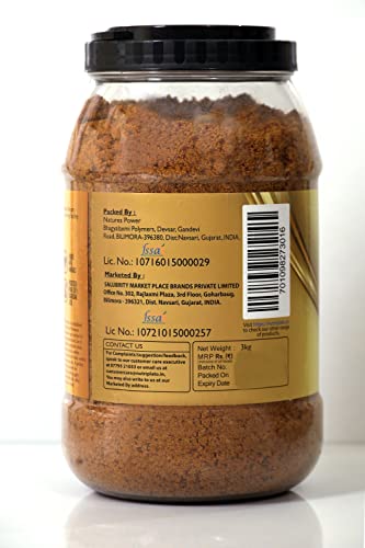 Image of Nutriplato-enriching lives Jaggery | Gur Powder Premium Jar, 3 Kg (Pack of 2)