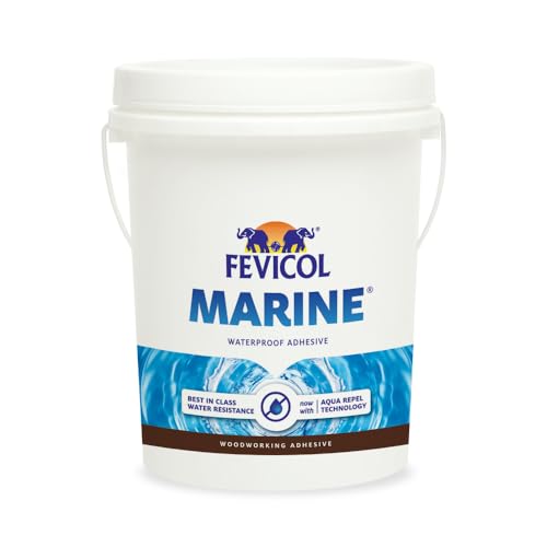 Image of Fevicol Marine - Fast Setting | Best in class waterproof adhesive | Superior Coverage | Bonds with Plywood, Laminates | 20Kg