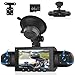 4 Canali Dashcam Auto 360°, 4 Telecamera HD 1080P Anteriore e Posteriore Sinistra Destra, 3 Pollici 1080P Dash Cam con 64 GB Carta 8 IR Visione Notturna/Loop video/24H Parcheggio Monitor/G-Sensore
