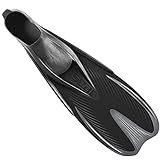 SEAC Speed Snorkeling Swim Fins (Black, 46-47 EU)
