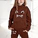 Toddler Kids Tracksuit Boys Girls 2 Piece Sweatsuit Jogging Outfits Jogger Sweatpants Hooded Sweatshirt Fashion Clothing Sets