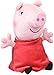Produktbild Jazwares 92661 - Peppa Wutz Peppa Kuscheltier mit Sound, Weiche Plüschfigur ca. 15 cm groß, Plüsch Figur zum Schlafen, Stofftier zum Spielen, Original Peppa Pig Plüschtier für Kinder ab 18 Monate