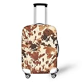 LNXSESN Funda Maleta Mediana Graffiti De Café Beige Funda para Maletas Elástico Fundas Maletas de Viaje Lavable Protector de Equipaje con Cremallera Fundas para Maletas de Viaje para 22-25 Pulgadas