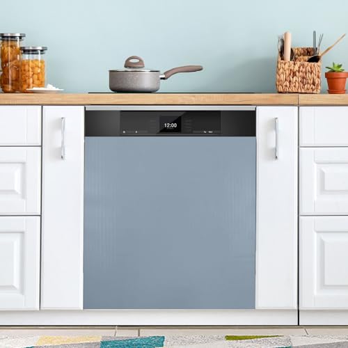 Couvercle magnétique haut de gamme pour lave-vaisselle gris clair - 6
