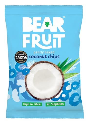 BEAR Fruit Coconut Chips Packs - Gently Baked Fruit - Healthy - Vegan - 14 x 25g - Image 5