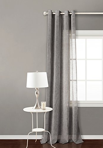 PimpamTex Cortina Semi-traslúcida con 8 ollaos (1 Unidad, 140x260) pa