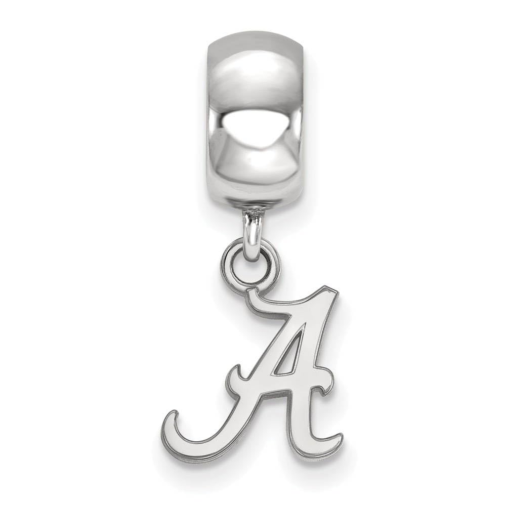 LogoArt Sterling Silver University of Alabama XS 'A' Dangle Bead Charm