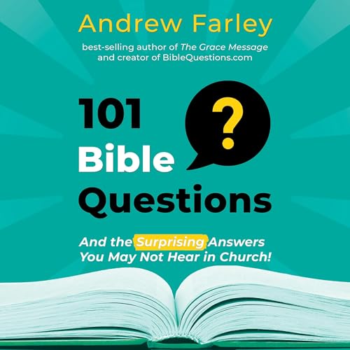 101 Bible Questions Audiolivro Por Andrew Farley capa