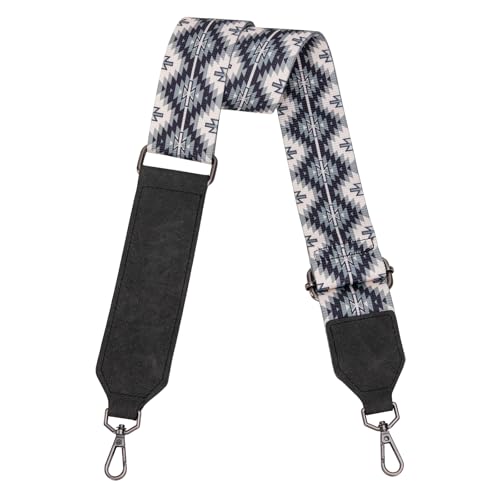 Image of Wrangler Strap Western Purse Straps Replacement Crossbody Handbag Adjustable Aztec Wide Guitar Strap