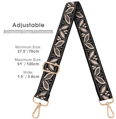 Image of Replacement Purse Strap Shoulder Strap Adjustable Crossbody Strap for Women Crossbody Wide Shoulder Bag