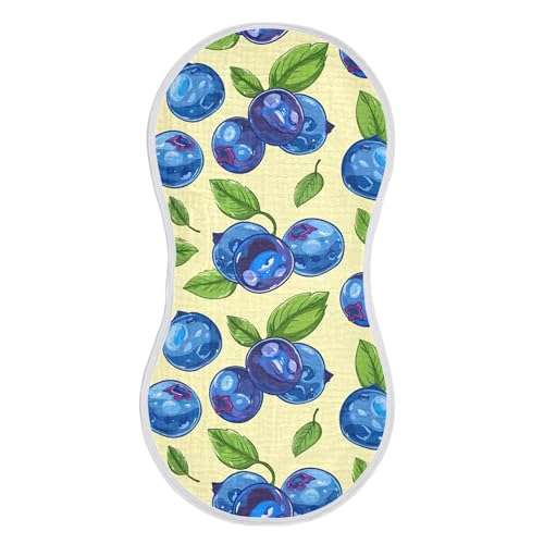 xigua Colored Flowers Baby Burp Cloths for Newborn Boys and Girls 4 Pack, Soft & Absorbent Cotton Baby Burp Cloth, Baby Washcloths, Newborn Towel, Burp Rags