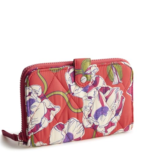 Portefeuille grand format ultra léger à languette Vera Bradley Featherweight