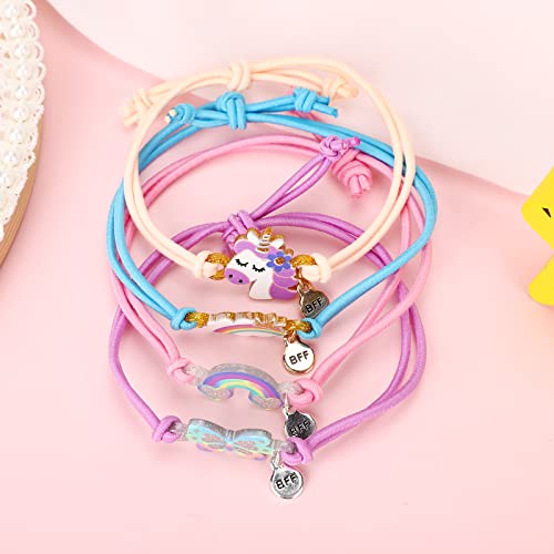 image for Yarkeuier 8pcs Kids Butterfly Panda Bracelets - Friendship Bracelet Je
