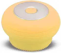 Escova Sônica para Limpeza Facial Bella Mini Recarregável, Multilaser, HC186, Amarela