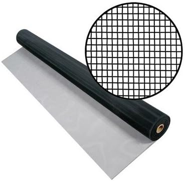 3001226 32 in. x 100 ft. Black Aluminum Replacement Screen