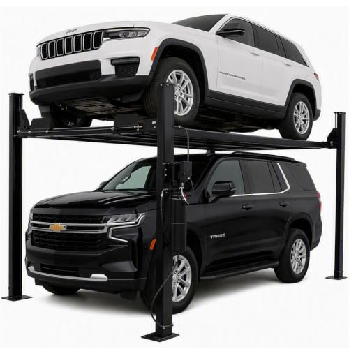 Atlas® Garage Pro 8000 EXT Portable Hobbyist 8,000 Lbs. Capacity 4 Post Lift (Extra Tall)