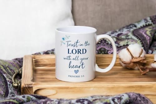 Taza cristiana con proverbios 12 oz miniatura 4
