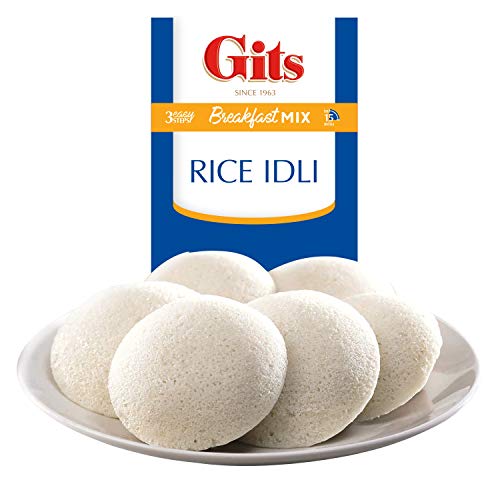 Image of Gits Instant Rice Idli Breakfast Mix, Makes 45 Per Pack, Pure Veg, Authentic South Indian Breakfast Recipe, 500g (Pack of 2)