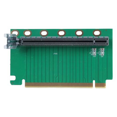Carte PCIE 16X 90 degrés inverse pour l'intégration de cartes en rack 1U