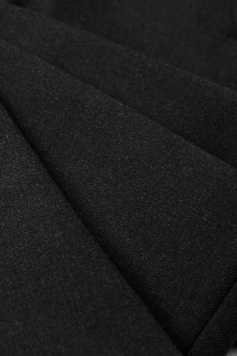 Image of SNITCH Men Casual Trousers| Baggy Fit Mid Rise Solid Plain Front Style | Breathable Cotton Blend & Lightweight Linen Fabric for Summer & Everyday Outings
