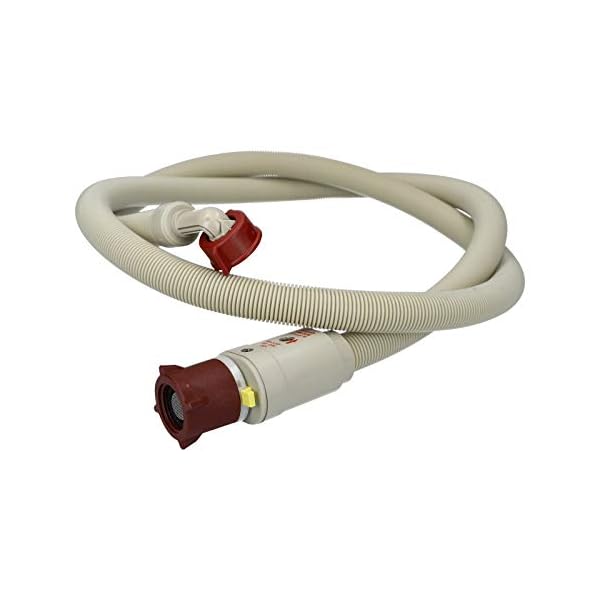 Zulaufschlauch Schlauch mit Aquastop 2 m 90°C Universal für Waschmaschinen Geschirrspüler Waschtrockner Spülmaschine mit 3/4 Anschlussverschraubung