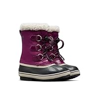 Sorel Yoot Pac Nylon Wp Unisex Kids Winter Boots, Wild Iris Dark Plum 2023, 1 UK