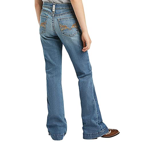 Ariat Girls 10040809 Girls Real Trouser Allessandra 7 Denim