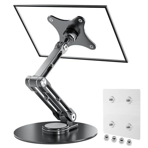 Soporte de Monitor Con Montaje VESA de 75mm - Soporte Plegable Para Monitores Pequeños de 15.6",18", 18.5" Pulgadas, Soporte Para Monitores Portátiles Con Diseño Plano, Compatible Con VESA 75 * 75mm.