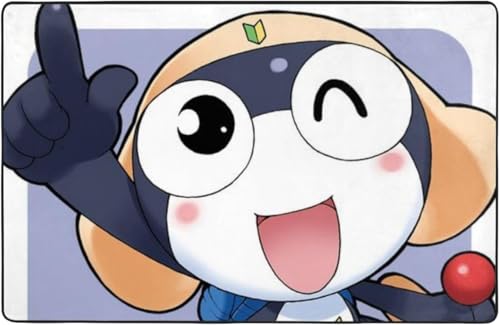 おしゃれ ケロロ 軍曹 ラグ ラグマット カーペット 約100 * 150 Cm カーペット対応 こたつ敷き 長方形 滑り止め付き ウォッシャブル オールシーズン適用