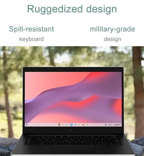 Image of SAMSUNG Galaxy Chromebook Go Laptop (14 inch LED, Intel Celeron N4500, 128GB eMMC + 128GB SD Card) For Home & Student, 12-Hr Long Battery, Spill-Resistant, Webcam, Lightweight, Wi-Fi 6, Chrome OS, Silver